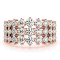 3 Strand Fashion Diamond Ring- 2 Cttw