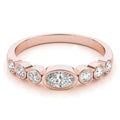 Classic Oval Stackable Diamond Ring | The Carat Lab