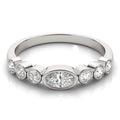 Classic Oval Stackable Diamond Ring | The Carat Lab