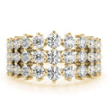 3 Strand Fashion Diamond Ring- 2 Cttw