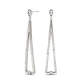 Abstract Drop Fashion Earrings- 0.25 Cttw