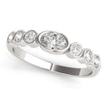 Classic Oval Stackable Diamond Ring | The Carat Lab