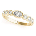 Classic Oval Stackable Diamond Ring | The Carat Lab