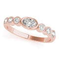 Classic Oval Stackable Diamond Ring | The Carat Lab