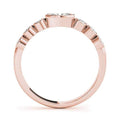 Classic Oval Stackable Diamond Ring | The Carat Lab