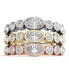 Classic Oval Stackable Diamond Ring | The Carat Lab