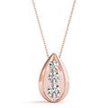 Raindrop 3 Diamond Pendant- 0.50 Cttw | The Carat Lab