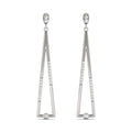 Abstract Drop Fashion Earrings- 0.25 Cttw