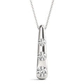 Dewdrop 3 Diamond Pendant- 0.50 Cttw | The Carat Lab