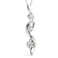 Sea Tangle 3 Diamond Pendant- 3/4 Cttw | The Carat Lab