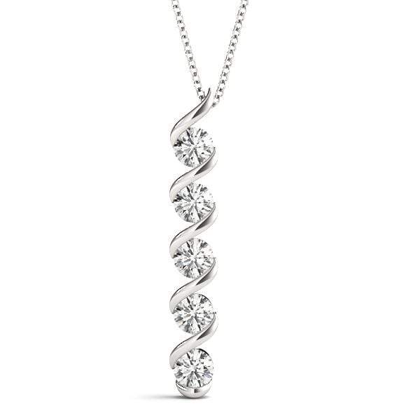 Swaddle Diamond Pendant- 1 Cttw