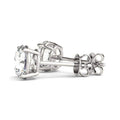 White Gold 14K 0.2 CTTW Studs in a Basket Prong Setting