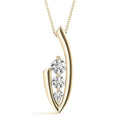 Check 3 Diamond Pendant- 0.25 Cttw | The Carat Lab