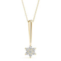 Snowflake Diamond Pendant | The Carat Lab